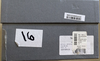 NIB Thom Browne Herren Leder Sneakers Schuhe Schwarz 12 US/45 Eu Italien