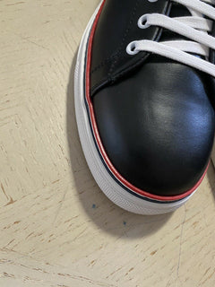 NIB Thom Browne Herren Leder Sneakers Schuhe Schwarz 12 US/45 Eu Italien