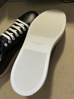 NIB Thom Browne Herren Leder Sneakers Schuhe Schwarz 12 US/45 Eu Italien