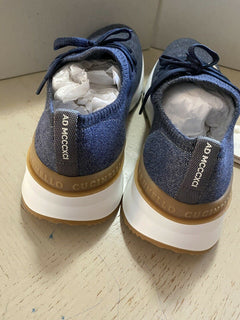 NIB $795 Brunello Cucinelli Men Knit Sock Sneakers Shoes DK Blue 13 US/46 Eu