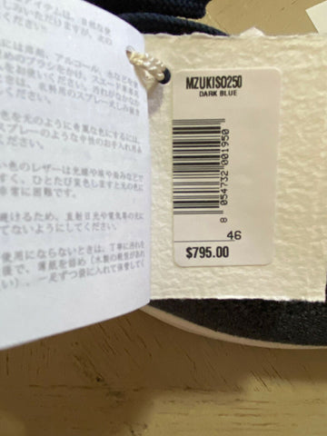 NIB $795 Brunello Cucinelli Мужские кроссовки-носочки DK Blue 13 US/46 EU