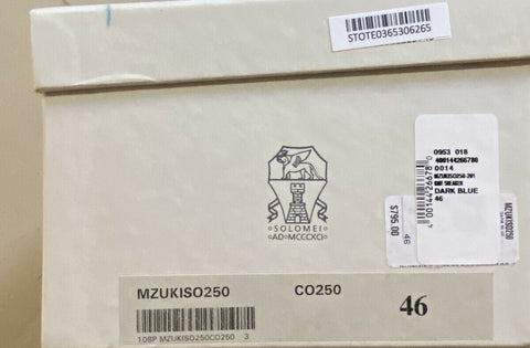 NIB $795 Brunello Cucinelli Мужские кроссовки-носочки DK Blue 13 US/46 EU