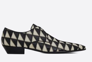NIB $1795 Saint Laurent Damen Python-Lederschuhe Schwarz/Elfenbein 7,5 US/37,5 Eu