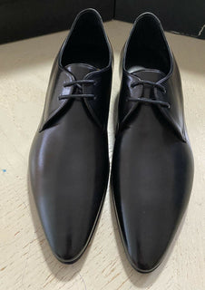 NIB 795 $ Saint Laurent Damen Lederschuhe Schwarz 7 US (37 Eu) Italien