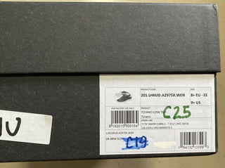 Neue $850 Ermenegildo Zegna Couture Wildleder/Leder Sneakers Schuhe DK Braun 9,5 US