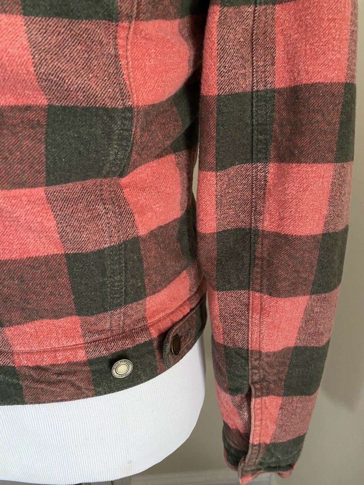 Новая мужская джинсовая куртка в клетку Saint Laurent за 3190 долларов США, красный/черный, XS