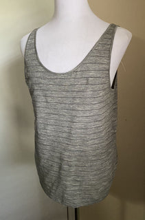 Neu mit Etikett: Saint Laurent YSL bedrucktes ärmelloses Herren-T-Shirt, Grau, Größe XL, Italien