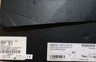 NIB Saint Laurent Herren Canvas/Leder Sneakers Schuhe Schwarz/Rosa 15 US/48 Eu