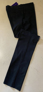 Neu mit Etikett: 495 $ Ralph Lauren Purple Label Herren-Anzughose aus Baumwolle, Marineblau, 34 US/50 Eu, Italien