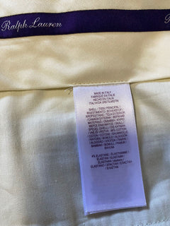 Neu mit Etikett: 495 $ Ralph Lauren Purple Label Herren-Anzughose aus Baumwolle, Marineblau, 34 US/50 Eu, Italien