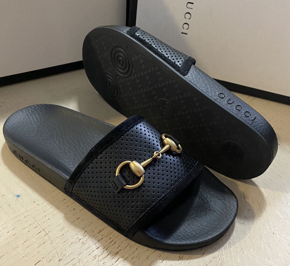 NIB Gucci Women’s Sandal Shoes Black 7 US ( 37 Eu ) Italy