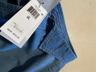 Neu mit Etikett: 450 $ Ralph Lauren Purple Label Herren Jeans Jeanshemd Blau XL Italien