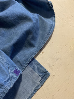 Neu mit Etikett: 450 $ Ralph Lauren Purple Label Herren Jeans Jeanshemd Blau XL Italien