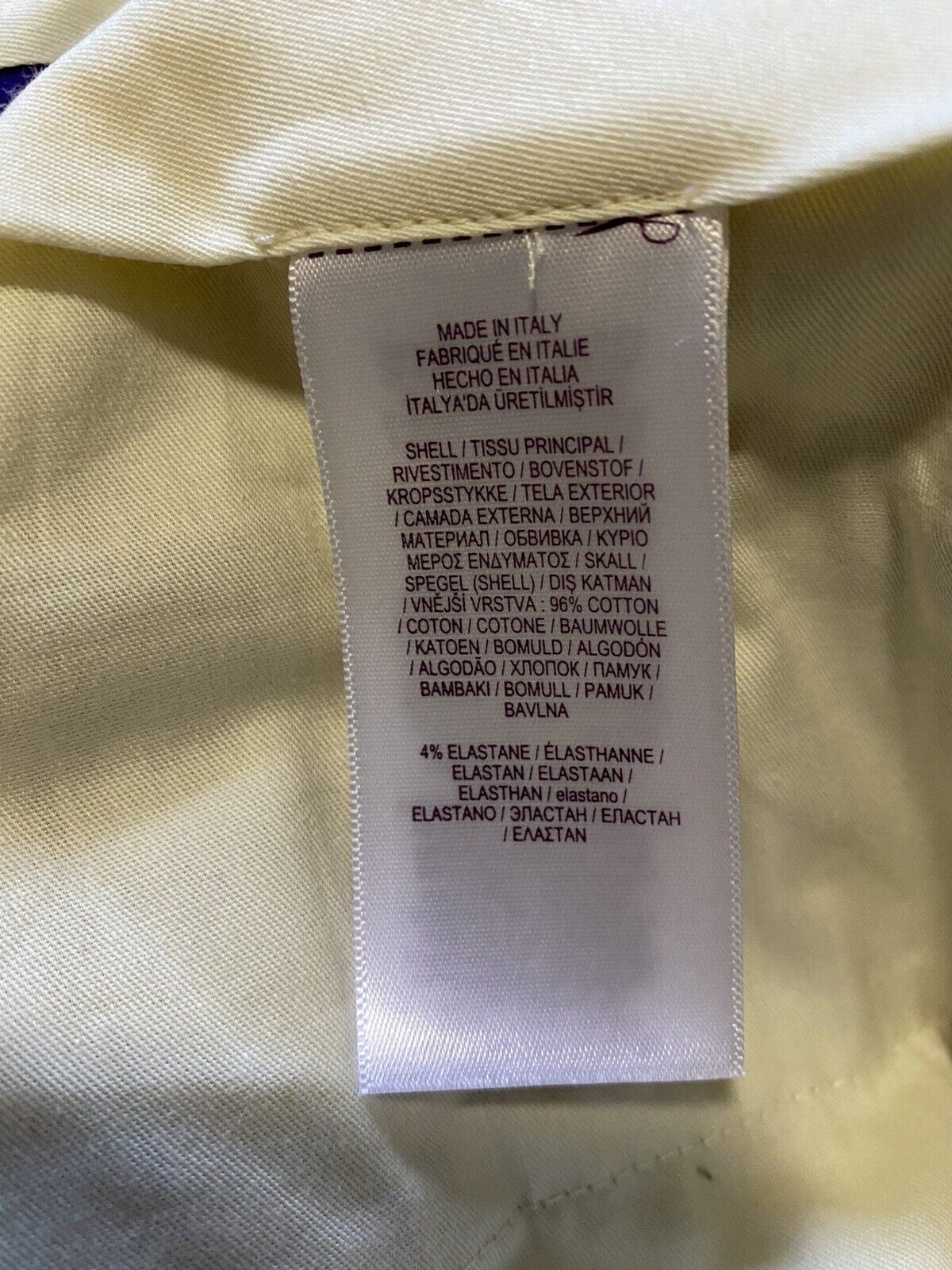 NWT $495 Ralph Lauren Purple Label Men Cotton Dress Pants Tan 32 US/48 Eu Italy