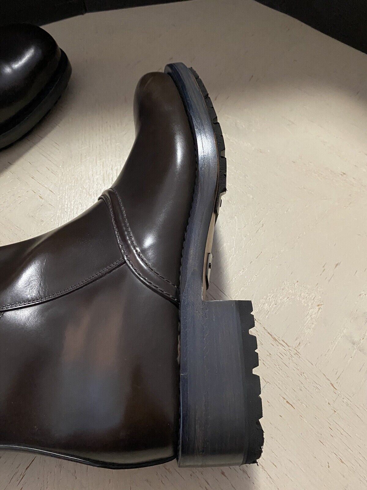 Новые ботинки Ermenegildo Zegna Couture из телячьей кожи, $1595, DK Brown 10 US