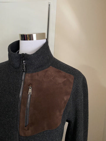 Новинка 1995 года от Ralph Lauren Purple Label, мужская куртка-пуловер, рубашка DK Grey XL, Италия