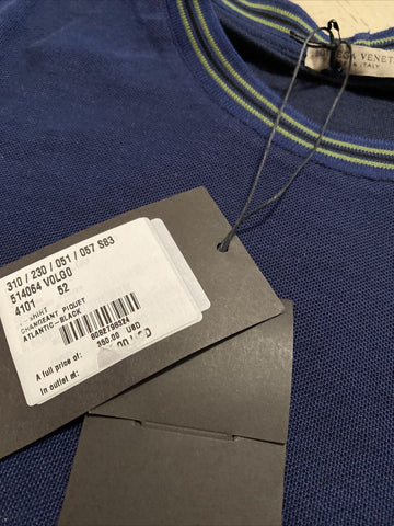 New Bottega Veneta Mens Short Sleeve T Shirt Blue L US ( 52 Eu ) Italy