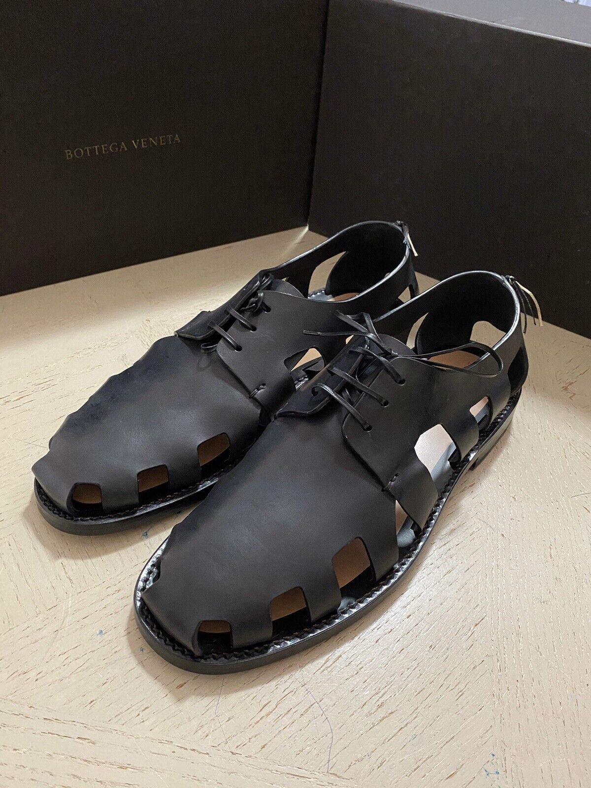 NIB $890 Bottega Veneta Men Leather Sandal Shoes DK Brown 9 US/42 Eu