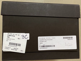 NIB 890 $ Bottega Veneta Herren Leder-Sandalenschuhe DK Braun 9 US/42 Eu
