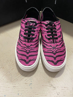 NIB Saint Laurent Herren Leder Sneakers Schuhe Schwarz/Rosa 10 US/43 Eu Italien