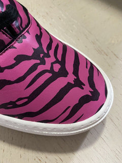 NIB Saint Laurent Herren Leder Sneakers Schuhe Schwarz/Rosa 10 US/43 Eu Italien