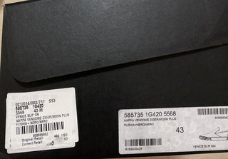 NIB Saint Laurent Herren Leder Sneakers Schuhe Schwarz/Rosa 10 US/43 Eu Italien