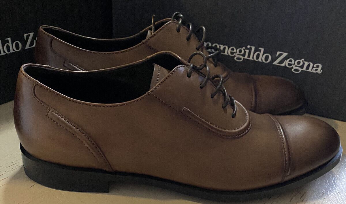 New $595 Ermenegildo Zegna Dress Shoes MD Brown 9.5 US ( 42.5 Eu ) Italy
