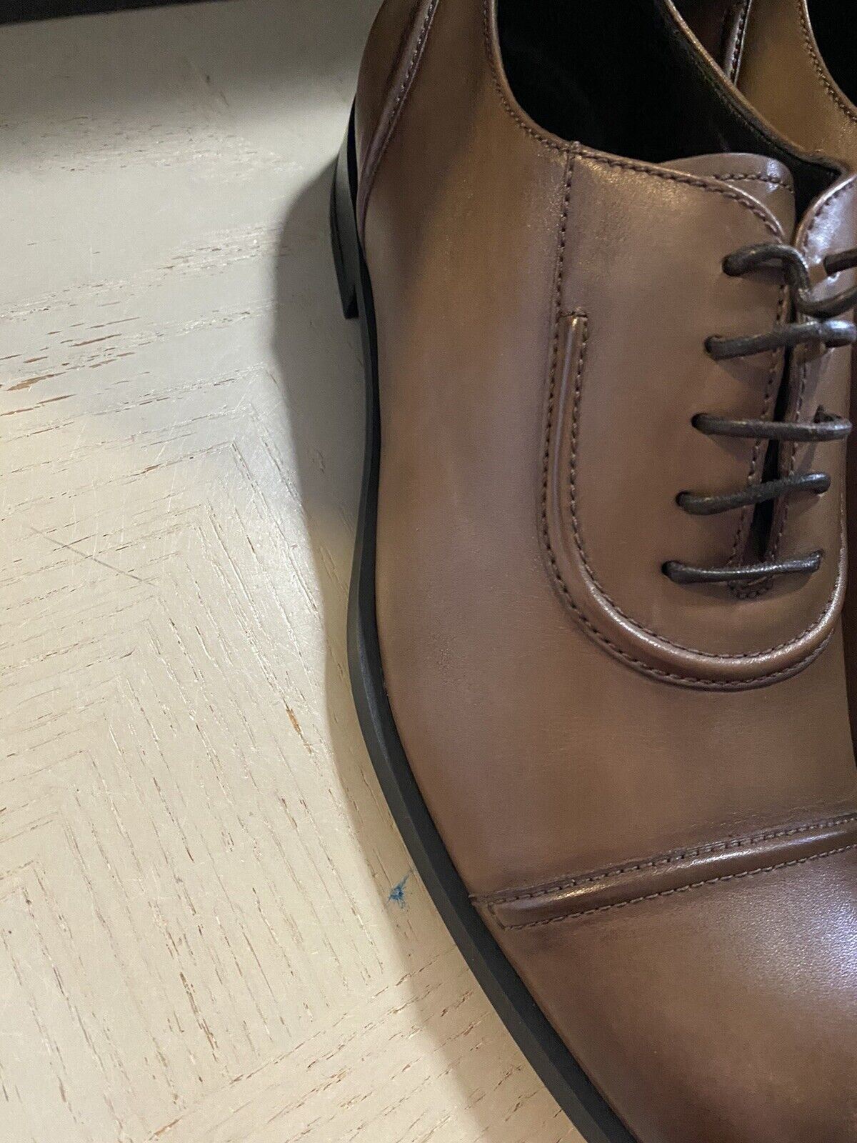 Neue 595 $ Ermenegildo Zegna Abendschuhe MD Braun 9,5 US (42,5 Eu) Italien