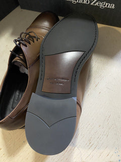 Neue 595 $ Ermenegildo Zegna Abendschuhe MD Braun 9,5 US (42,5 Eu) Italien