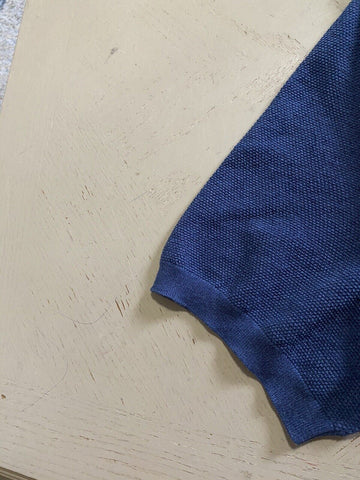 Neu mit Etikett: 895 $ Ralph Lauren Purple Label Herren-Poloshirt Blau XXL Italien