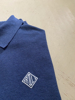 Neu mit Etikett: 895 $ Ralph Lauren Purple Label Herren-Poloshirt Blau XXL Italien