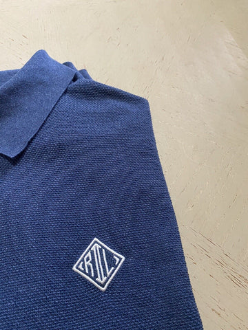 Neu mit Etikett: 895 $ Ralph Lauren Purple Label Herren-Poloshirt Blau XXL Italien