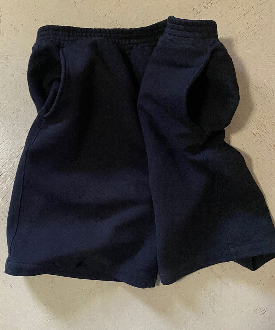 980 $ Versace Herren-Kurzhose aus Baumwolle, Schwarz, Größe L, Italien