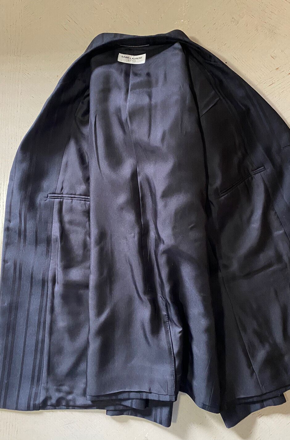 NWT $2890 Saint Laurent Men’s Jacket Blazer Black 42R US ( 52R Eu ) Italy