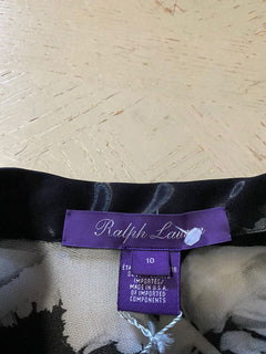 Neu $2995 Ralph Lauren Collection Damen-Jackenblazer Schwarz/LT-Blau 10 US/46 Eu