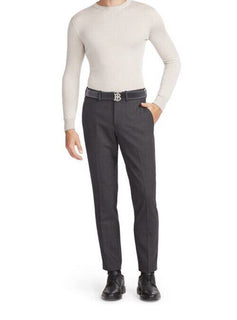 Neuer Burberry TB Grain Herren-Gürtel aus echtem Leder, Schwarz, 105/42, Italien
