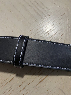 Neuer Burberry TB Grain Herren-Gürtel aus echtem Leder, Schwarz, 105/42, Italien