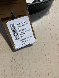 Neuer Burberry TB Grain Herren-Gürtel aus echtem Leder, Schwarz, 105/42, Italien