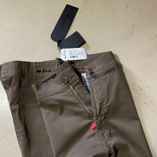 Neu mit Etikett: 1102 $ Kiton Herren-Jeanshose Slim Fit DK Tan 38 US