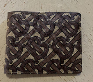 Neue Burberry TB Monogram Bi-Fold Wallet BRIDLE BROWN Italien