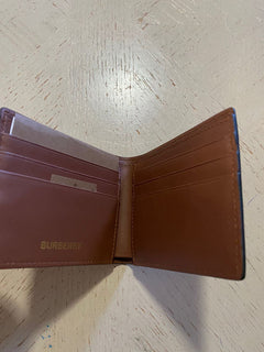 Neue Burberry TB Monogram Bi-Fold Wallet BRIDLE BROWN Italien