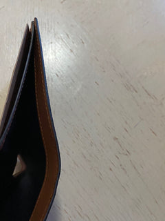 Neue Burberry TB Monogram Bi-Fold Wallet BRIDLE BROWN Italien