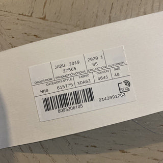 Neu mit Etikett: 1100 $ Gucci Military Cotton Herrenhose Nachtblau 32 US (48 Eu) Italien