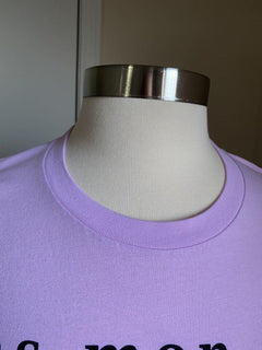 Neues Gucci Herren-Kurzarm-Übergroßes T-Shirt Lila/Lila Größe XS Italien