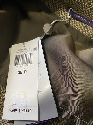 New$1495 Ralph Lauren Purple Label Men Jacket  Coat Beige Size 38 US/48 Eu Italy