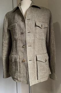 Neu$1495 Ralph Lauren Purple Label Herrenjacke Mantel Beige Größe 38 US/48 Eu Italien