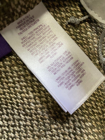 New$1495 Ralph Lauren Purple Label Men Jacket  Coat Beige Size 38 US/48 Eu Italy