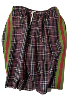 Neu mit Etikett: 1400 $ Gucci Men Over Basket Hose Short Vineyard/Black Side 36 US