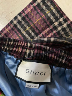 Neu mit Etikett: 1400 $ Gucci Men Over Basket Hose Short Vineyard/Black Side 36 US