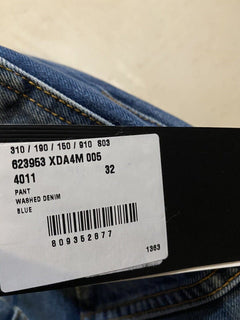 Neu mit Etikett: 1300 $ Gucci Herrenjeans Jeanshose Blau 32 US Italien